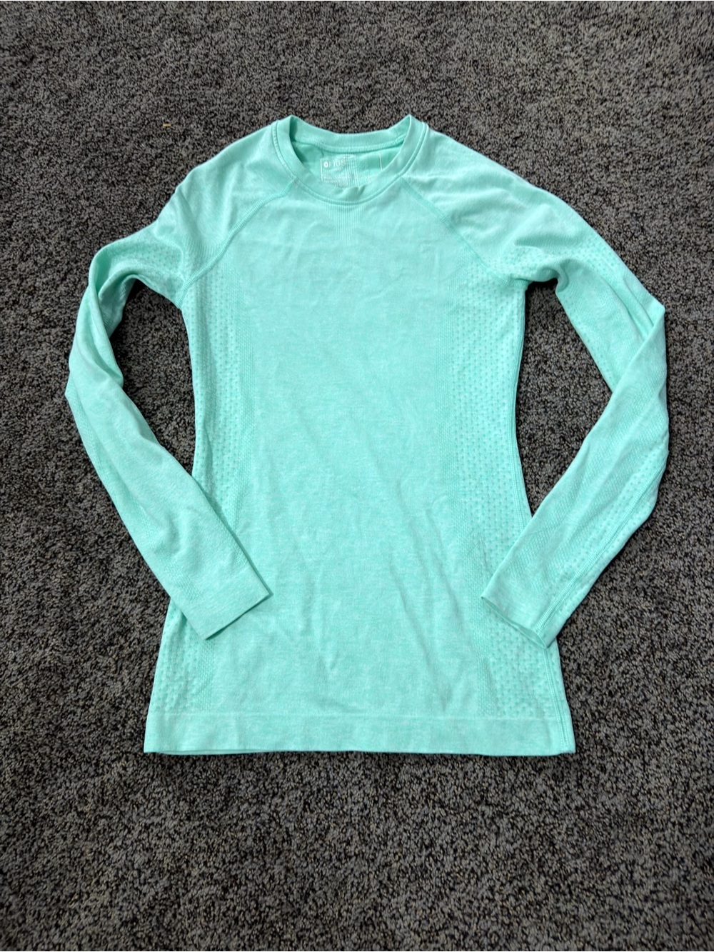 Figs XXS Women’s Lightweight Long-Sleeve Crewneck Top - Mint